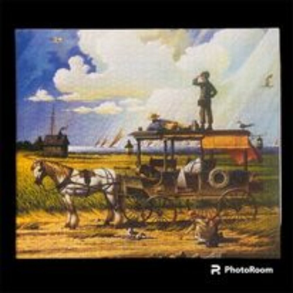 COMPLETE Charles Wysocki Americana Young Hearts At Sea 1000 Pc Puzzle Nautical